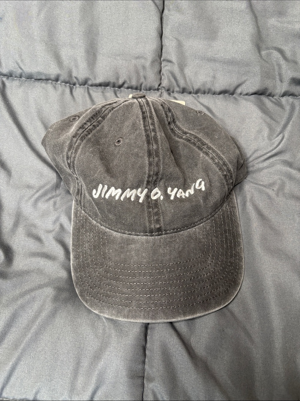 Jimmy O Yang NWT The Game Black Washed Baseball Hat Cap New